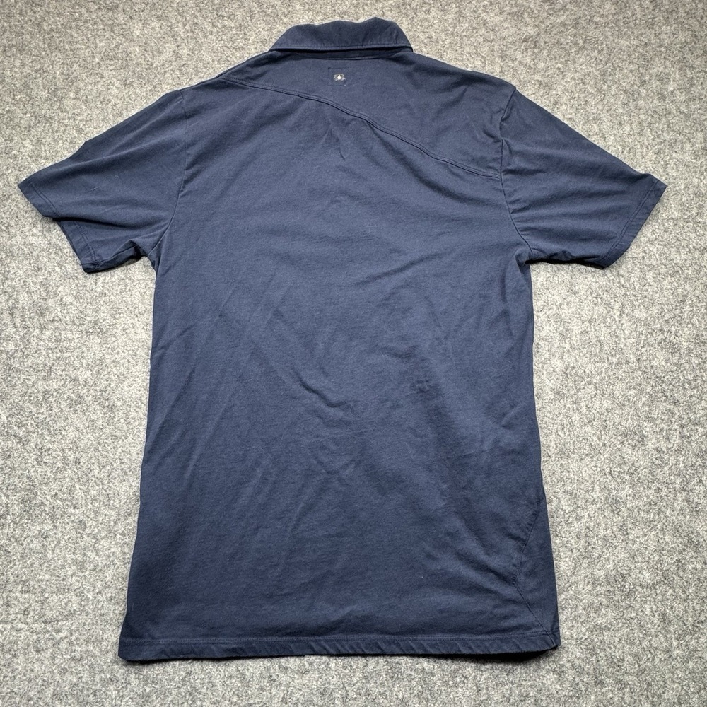 Volcom Pullover Knit Polo Shirt Men's Size M Blue Short Sleeve‎ A01314S0 - Picture 3 of 12